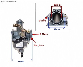 CARBURETOR KYMCO MAXXER 300 2006-2015(��������)